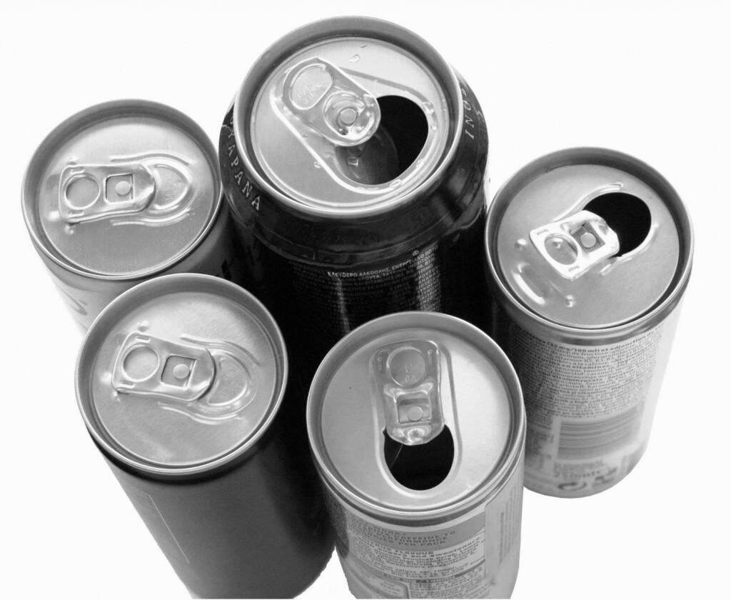 Energy Drinks cans